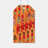 クリスマスのおもちゃヴィンテージ遊子 ギフトタグ (正面)