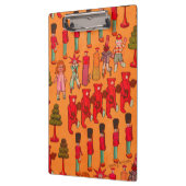 クリスマスのおもちゃヴィンテージ遊子 クリップボード (左)