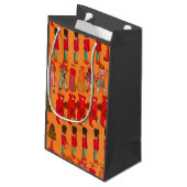 クリスマスのおもちゃヴィンテージ遊子 スモールペーパーバッグ (裏面アングル)