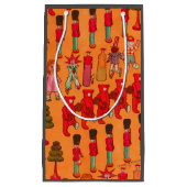 クリスマスのおもちゃヴィンテージ遊子 スモールペーパーバッグ (正面)