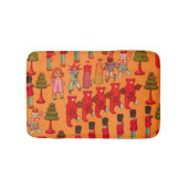 クリスマスのおもちゃヴィンテージ遊子 バスマット (正面)