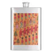 クリスマスのおもちゃヴィンテージ遊子 フラスク (正面)