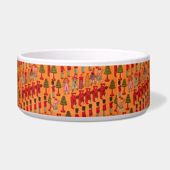 クリスマスのおもちゃヴィンテージ遊子 ボウル (正面)