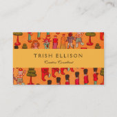 クリスマスのおもちゃヴィンテージ遊子 名刺 (正面)