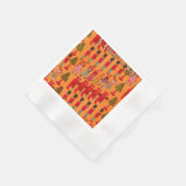 クリスマスのおもちゃヴィンテージ遊子 縁ありカクテルナプキン (角)