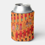 クリスマスのおもちゃヴィンテージ遊子 缶クーラー (缶正面)