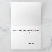 クリスマスのおもちゃ箱猫 カード (内部)