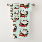 クリスマスのおもちゃ箱猫 バスタオルセット (インサイチュ)