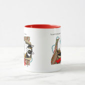 クリスマスのおもちゃ箱猫 マグカップ (中央)