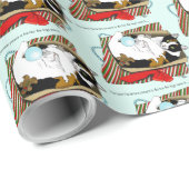 クリスマスのおもちゃ箱猫 ラッピングペーパー (ロールコーナー)