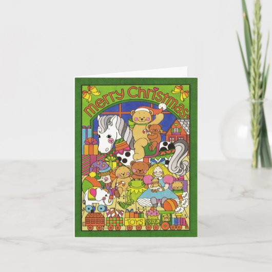 クリスマスのおもちゃ カード (正面)