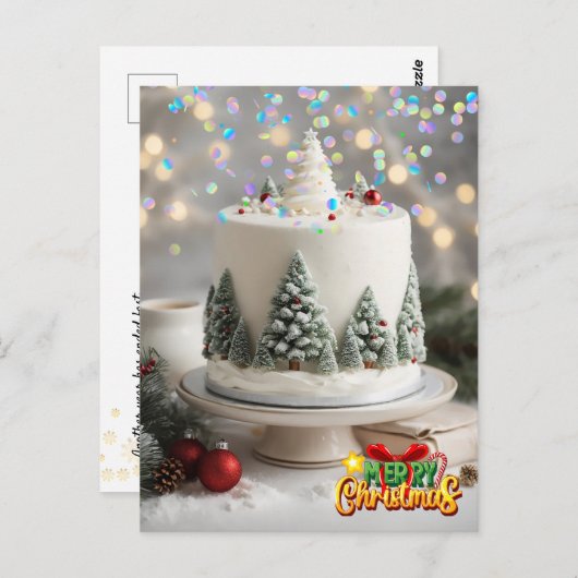 クリスマスのおもちゃ。クリスマスのポストカード ポストカード (正面/裏面)