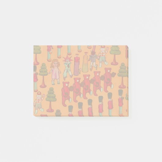 クリスマスのおもちゃ ビンテージ 子供 遊び ポストイット (正面)