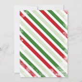 クリスマスのおやすみ会への招待 招待状 (裏面)