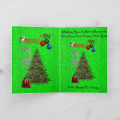 クリスマスのおやつにラウンドボウル、 カード (内部)