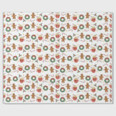 クリスマスのおやつ ラッピングペーパー (フラット)