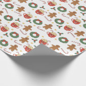 クリスマスのおやつ ラッピングペーパー (角)