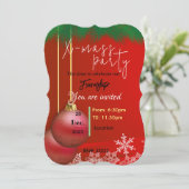 クリスマスのお友達 招待状 (スタンド正面)