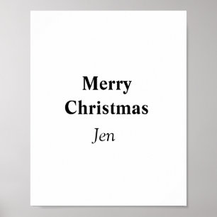 クリスマスのお名前テキスト画像 編集可能  招待状 ポスター