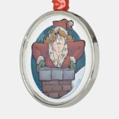 クリスマスのお墓 メタルオーナメント (左)