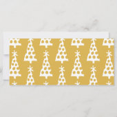 クリスマスのお抱え2枚の写真ファミリーホリデーカード (裏面)