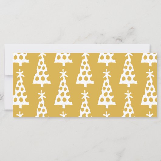 クリスマスのお抱え2枚の写真ファミリーホリデーカード (裏面)