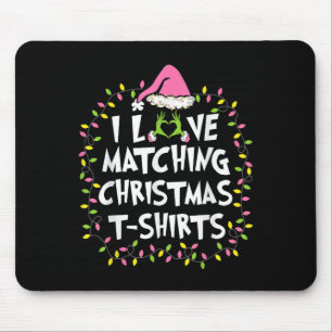 クリスマスのお揃いコーデが好きだけどカップルじゃない Xmas マウスパッド