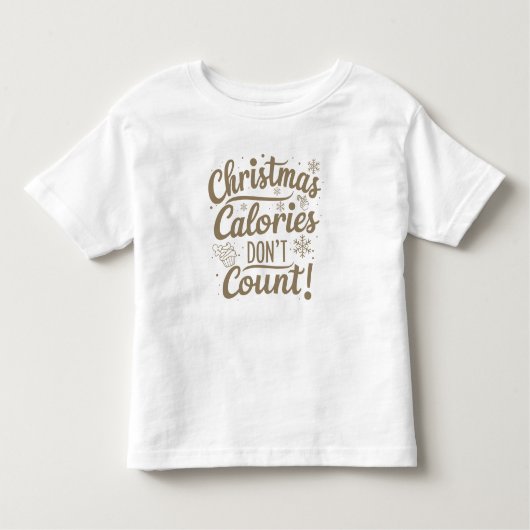 クリスマスのお正月の幼児シャツ | 子どもの贈り物 トドラーTシャツ (正面)