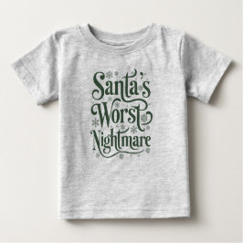 クリスマスのお正月の幼児シャツ | 子どもの贈り物 ベビーTシャツ