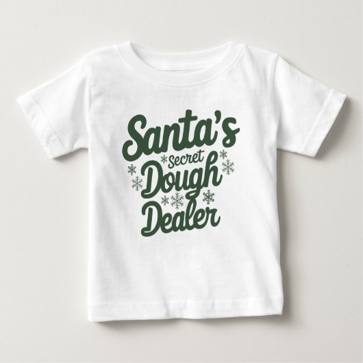 クリスマスのお正月の幼児シャツ | 子どもの贈り物 ベビーTシャツ (正面)