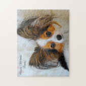 クリスマスのお母さん。 ジグソーパズル (縦)