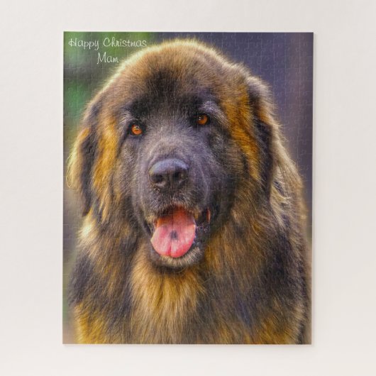 クリスマスのお母さん。 ジグソーパズル (縦)