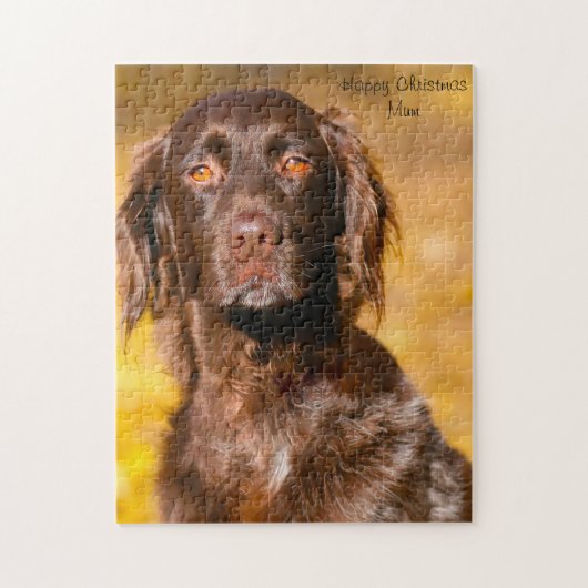 クリスマスのお母さん。 ジグソーパズル (縦)