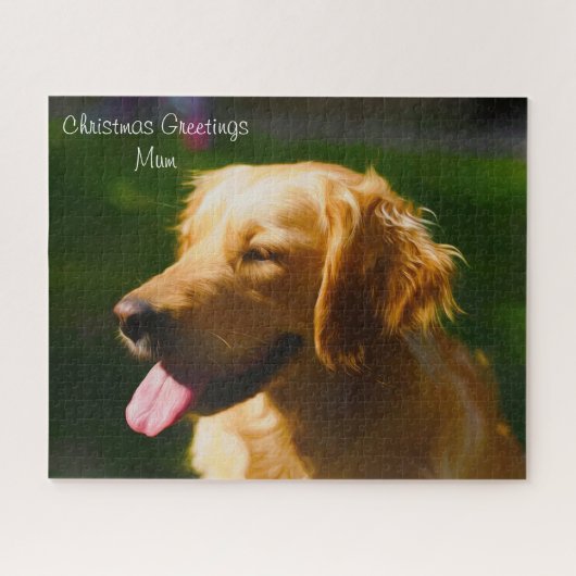 クリスマスのお母さん ジグソーパズル (横)