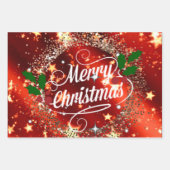 クリスマスのお気に入りの包装紙シート ラッピングペーパーシート (正面3)