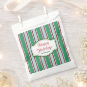 クリスマスのお気に入りクッキーキャンディバッグ フェイバーバッグ (クリップ留めされた状態)