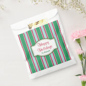 クリスマスのお気に入りクッキーキャンディバッグ フェイバーバッグ (封をした状態)