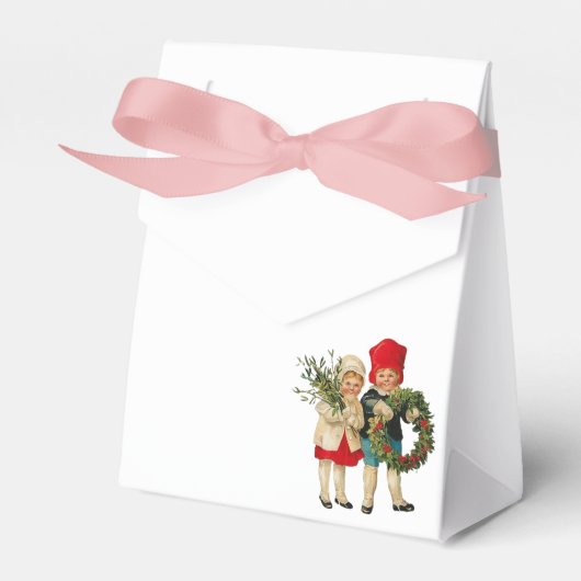 クリスマスのお礼ボックス フェイバーボックス (正面サイド)