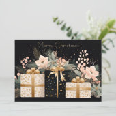 クリスマスのお祝いギフト　グリーティングカード シーズンカード (スタンド正面)