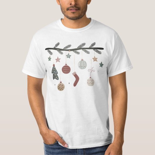 クリスマスのお祝いシーズン Tシャツ (正面)