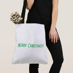 クリスマスのお祝いプリントショッピング トートバッグ
