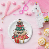 クリスマスのお祝い装飾オーナメント ペーパープレート (パーティー)