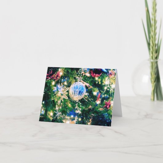 クリスマスのお祝い シーズンカード (正面)