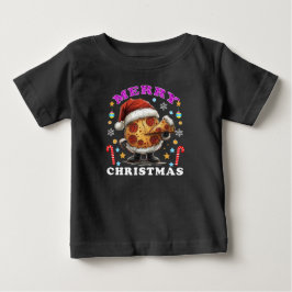 クリスマスのお祝い ベビーTシャツ