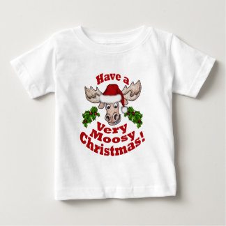 クリスマスのお祝い ベビーTシャツ