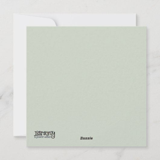 クリスマスのお祝い 花のフェスティブ ホリデー シーズンカード (裏面)