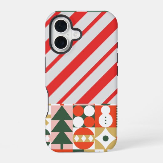   クリスマスのお祝い  iPhone 16ケース (裏面)