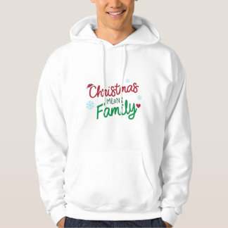 クリスマスのお祝いTシャツデザイン パーカ