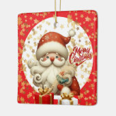 🎅クリスマスのお祭り飾り オブジェ セラミックオーナメント (左)