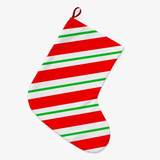 クリスマスのお笑い ラージクリスマスストッキング (正面 (吊り時))